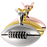 Cremation Jewelry: Football-Jewelry-New Memorials-Afterlife Essentials