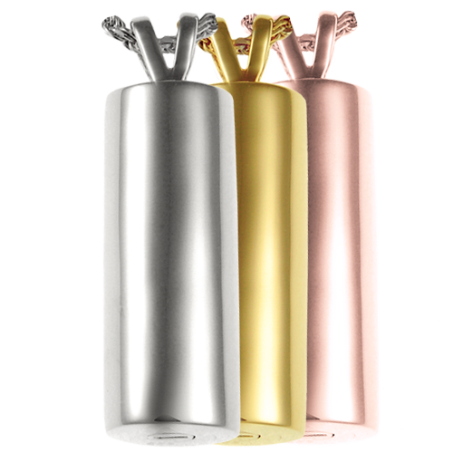 Elegant Cylinder Pendant Cremation Jewelry-Jewelry-New Memorials-Afterlife Essentials