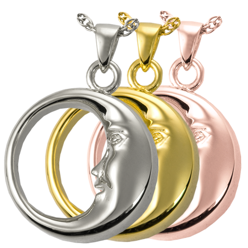 Goodnight Moon Pendant Cremation Jewelry-Jewelry-New Memorials-Afterlife Essentials
