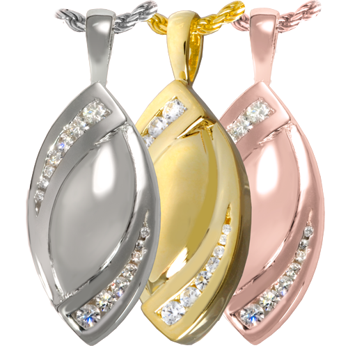 Double Tear Stone Cremation Jewelry-Jewelry-New Memorials-Afterlife Essentials