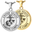 Round Military Pendant Cremation Jewelry-Jewelry-New Memorials-Afterlife Essentials