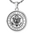 Round Military Pendant Cremation Jewelry-Jewelry-New Memorials-Afterlife Essentials