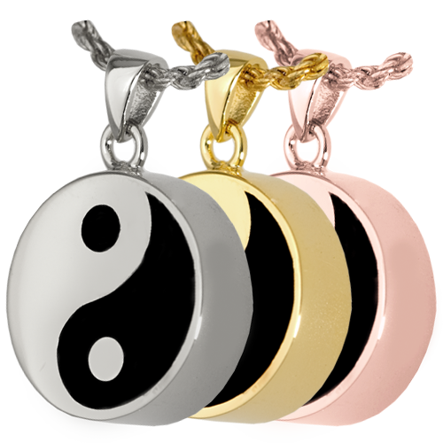 Yin Yang Double Compartment Cremation Jewelry-Jewelry-New Memorials-Afterlife Essentials