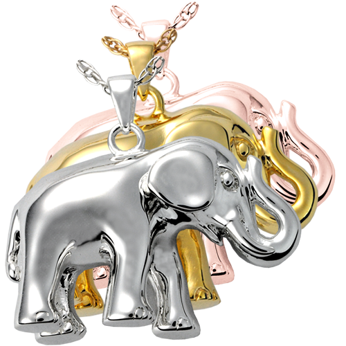 Elephant Never Forgets Cremation Jewelry-Jewelry-New Memorials-Afterlife Essentials