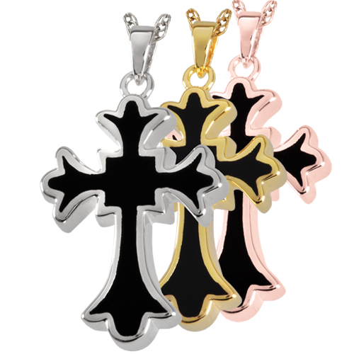 Tattoo Cross Cremation Jewelry-Jewelry-New Memorials-Afterlife Essentials