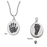 Petite Oval Engraved Fingerprint-Jewelry-New Memorials-Afterlife Essentials