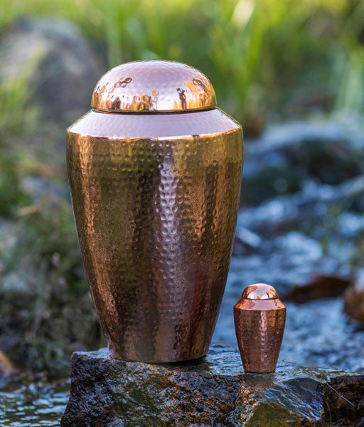Hammered Copper, Large/Adult Cremation Urn-Cremation Urns-Urns of Distinction-Afterlife Essentials
