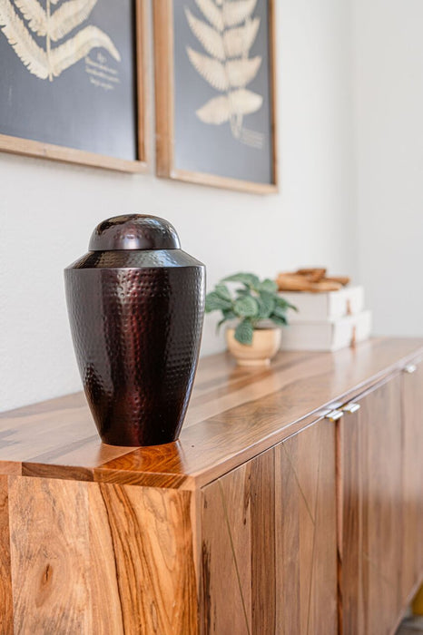 Hammered Earth, Large/Adult Cremation Urn-Cremation Urns-Urns of Distinction-Afterlife Essentials