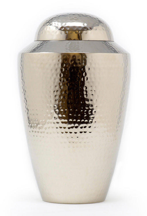 Hammered Aluminum, Large/Adult Cremation Urn-Cremation Urns-Urns of Distinction-Afterlife Essentials