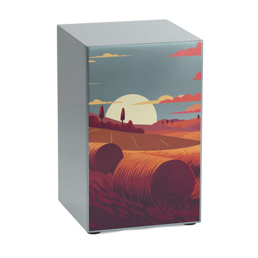 Life Canvas Prairie Landscape Pewter, Full Size Cremation Urn-Cremation Urns-Terrybear-Afterlife Essentials