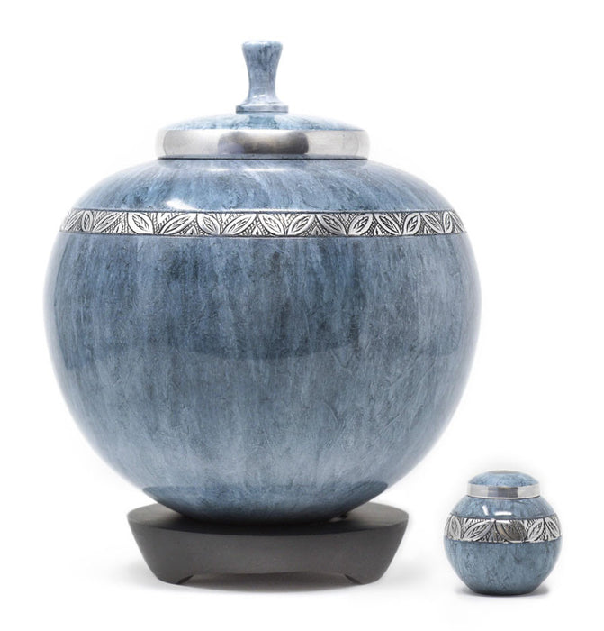 Blue Empire, Keepsake Cremation Urn-Cremation Urns-Urns of Distinction-Afterlife Essentials