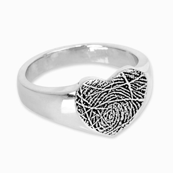 Bold Heart Ring Cremation Jewelry-Jewelry-New Memorials-Afterlife Essentials