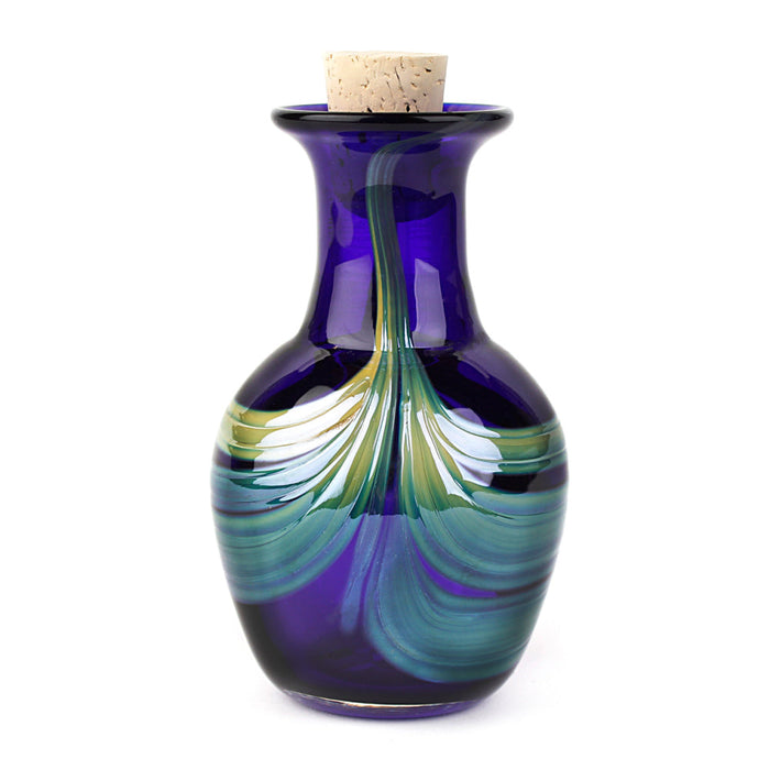 Living Glass Keepsake Cremation Urn-Cremation Urns-The Living Urn-Deep Ocean Blue-Afterlife Essentials