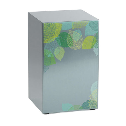 Life Canvas Foliage Pewter, Companion Cremation Urn Right Side-Cremation Urns-Terrybear-Afterlife Essentials