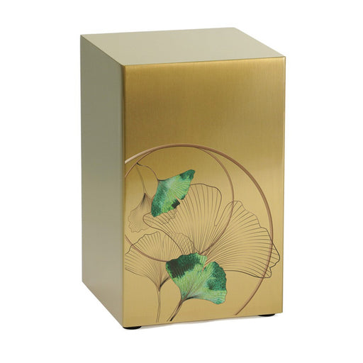 Life Canvas Ginkgo Bronze, Companion Cremation Urn Left Side-Cremation Urns-Terrybear-Afterlife Essentials