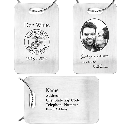 Personalized Luggage Tag-Accessories-New Memorials-Afterlife Essentials