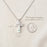 Birthstone Cross Memorial Necklace Cremation Jewelry-Jewelry-Anavia-Afterlife Essentials