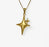 Gold Plated Star With Mini Star Cremation Jewelry-Jewelry-Cremation Keepsakes-Afterlife Essentials