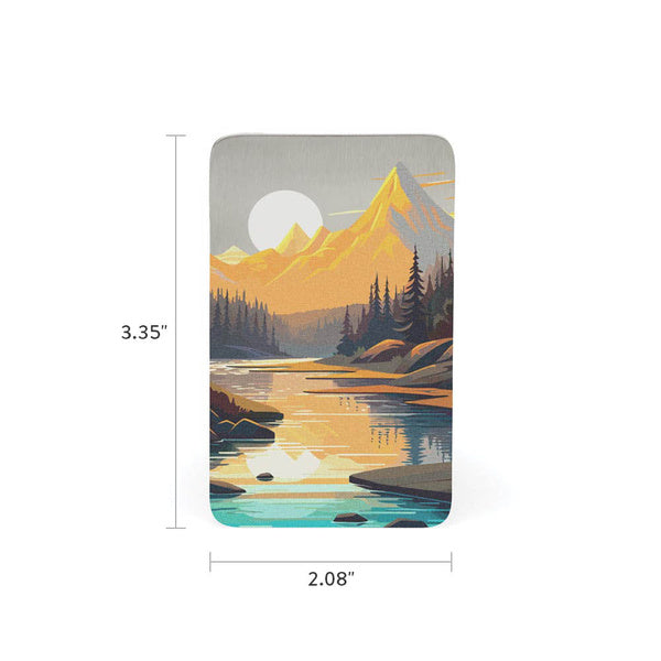 Life Canvas Memorial Card Mountain-Accessories-Terrybear-Afterlife Essentials