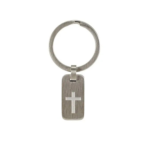 Pewter Key Chain Cross-Jewelry-Terrybear-Afterlife Essentials