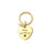 Fingerprint Heart Memorial Key Chain with Angel Wing Charm-Jewelry-Anavia-Afterlife Essentials