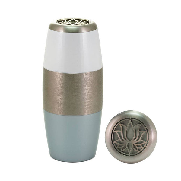Cascade Scatter™ Allure Lotus Pewter Full Size Cremation Urn-Cremation Urns-Terrybear-Afterlife Essentials