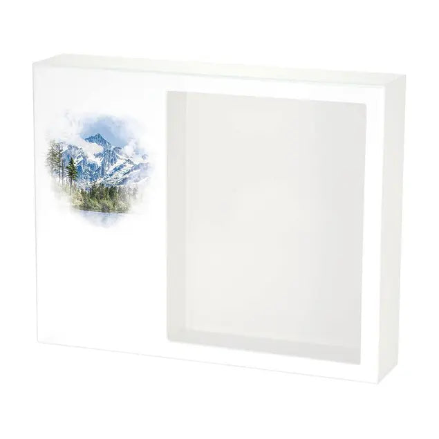 Shadowbox Remembrance Keepsake Majestic Mountains-Cremation Urns-Terrybear-Afterlife Essentials