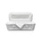 Faux Lambskin Cloth Covered Wood Pet Casket - White-Pet Caskets-Titan Caskets-Afterlife Essentials