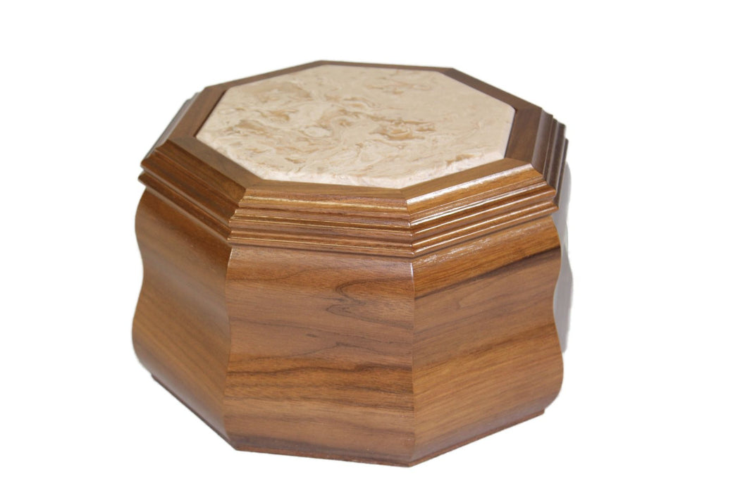 Nottingham - Walnut 210 cu. in. Cremation Urn-Cremation Urns-Infinity Urns-Afterlife Essentials