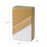 Brighton Bronze/White Full Size Cremation Urn