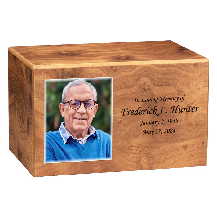 Woodland Series Textured Photo 200 cu. in. Cremation Urn-Cremation Urns-Infinity Urns-Afterlife Essentials