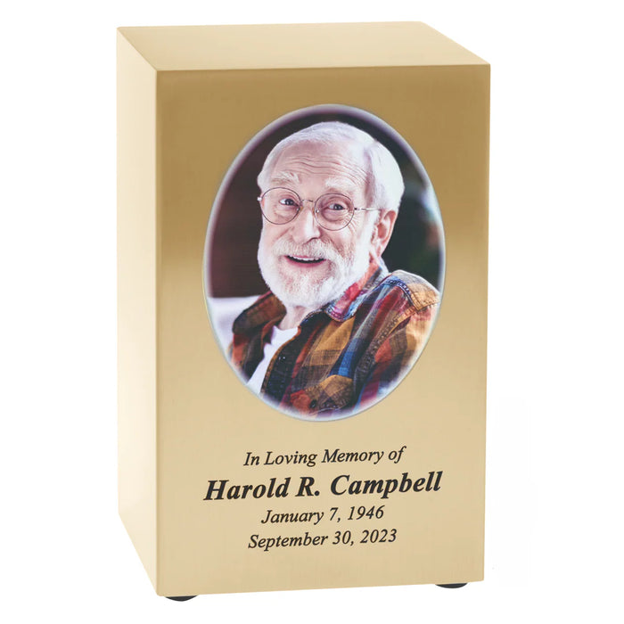 Reflection Series Textured Photo 200 cu. in. Cremation Urn-Cremation Urns-Infinity Urns-Afterlife Essentials