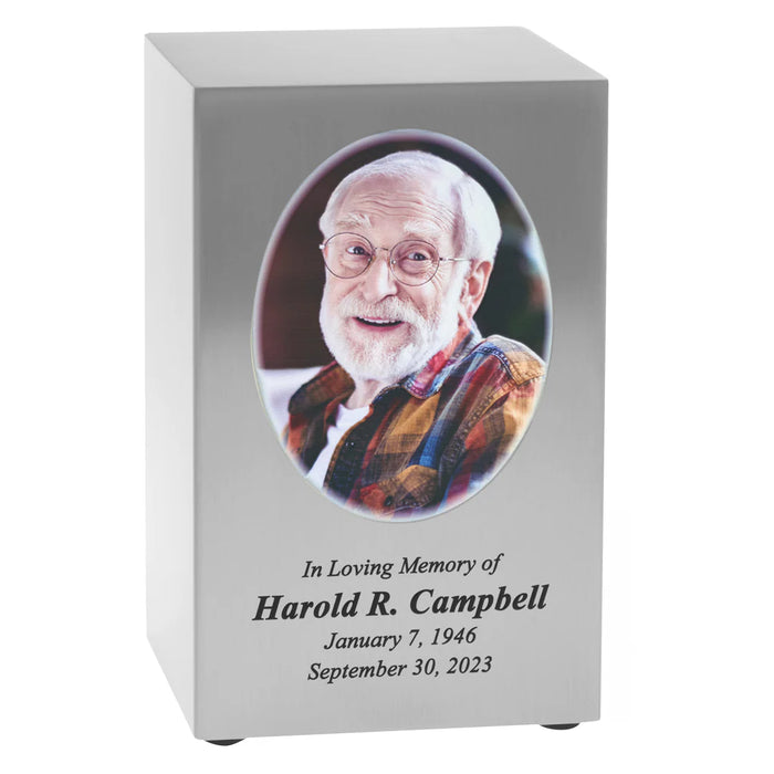 Reflection Series Textured Photo 200 cu. in. Cremation Urn-Cremation Urns-Infinity Urns-Afterlife Essentials