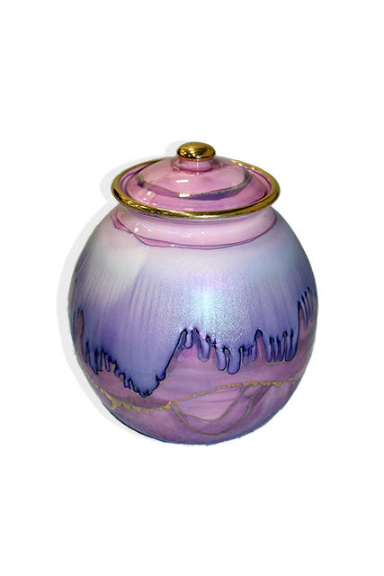 Nimbus Pink Corona 64 cu. in. Medium-Cremation Urns-Infinity Urns-Afterlife Essentials