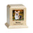 Premier Laser Texture Photo Urns 40 cu. in.-Cremation Urns-Infinity Pet Urns-Maple-Afterlife Essentials