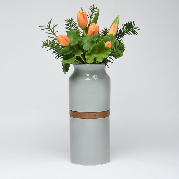 Vega Vase Urn, Medium size-Cremation Urns-Urns of Distinction-Grey-Afterlife Essentials