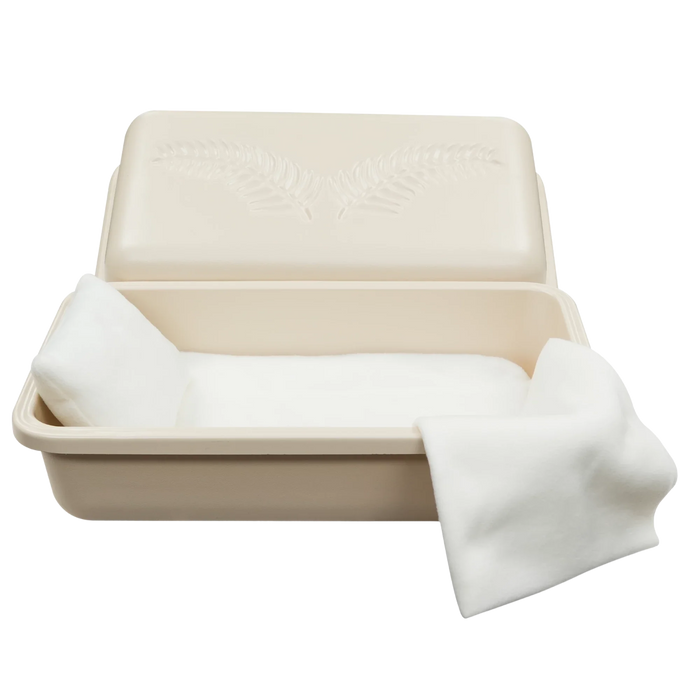Standard Pet Casket - Almond with Cream-Pet Caskets-Titan Caskets-Afterlife Essentials
