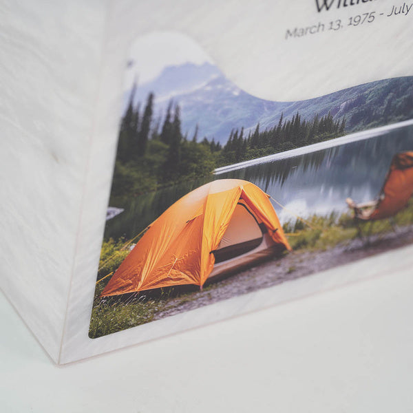 Monumental Memorials Campsite Full Size Cremation Urn-Cremation Urns-Terrybear-Afterlife Essentials