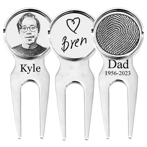 Personalized Golf Divot Tool-Accessories-New Memorials-Afterlife Essentials
