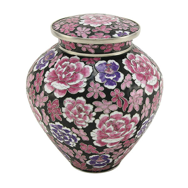 Filigree™ Cloisonné Floral Pink, Full Size Urn-Cremation Urns-Terrybear-Afterlife Essentials