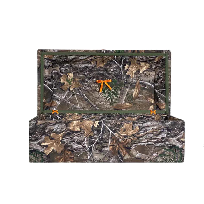 Cloth Covered Pet Casket - Green Camo-Pet Caskets-Titan Caskets-Afterlife Essentials