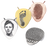 Personalized Guitar Pick Pendant Cremation Jewelry