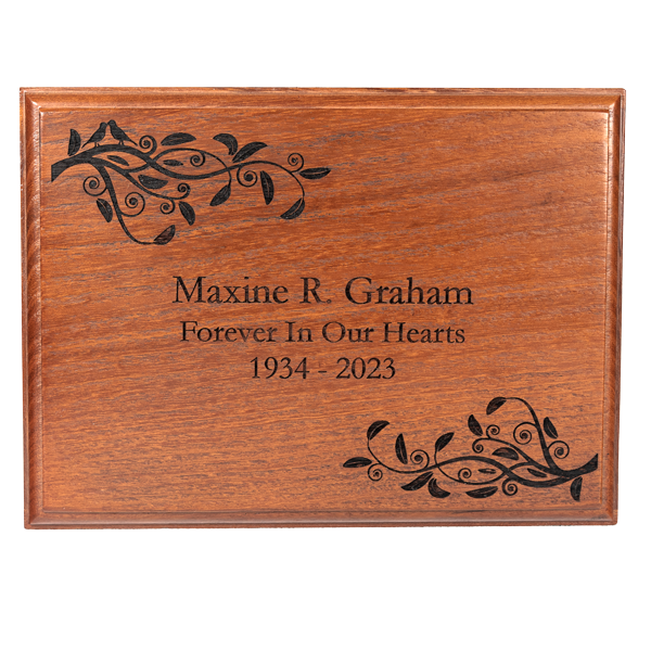 Basic Value Wood Cremation Urn - Small-Cremation Urns-New Memorials-Afterlife Essentials