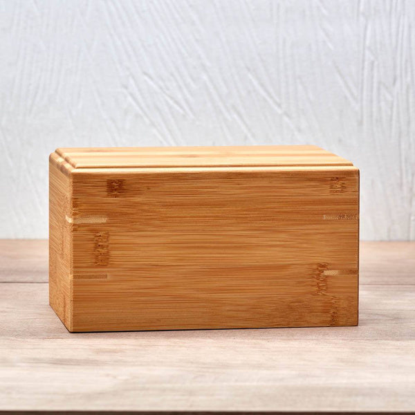 Bamboo Box Small Cremation Urn-Cremation Urns-Terrybear-Afterlife Essentials