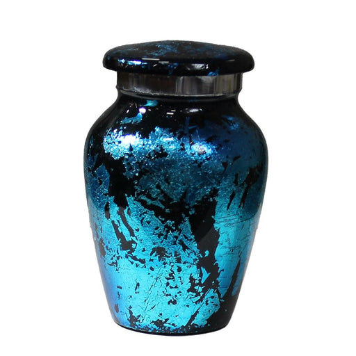 Peacock Prismatic Keepsake: 5 cu. in. Cremation Urn-Cremation Urns-Infinity Urns-Afterlife Essentials