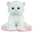 Plush Cremation Keepsake Animals-Cremation Urns-Infinity Urns-White Cat-No Thanks-Afterlife Essentials
