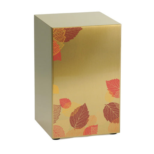 Life Canvas Foliage Bronze, Companion Cremation Urn Left Side-Cremation Urns-Terrybear-Afterlife Essentials