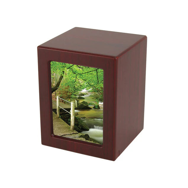 Moments Cherry Medium 85 cu in Cremation Urn-Cremation Urns-Infinity Urns-Afterlife Essentials