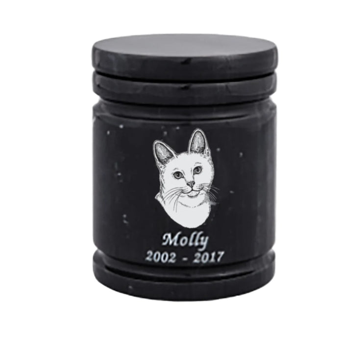 Princess Pet Natural Marble Cremation Urn-Cremation Urns-Infinity Pet Urns-Afterlife Essentials