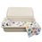 Standard Pet Casket - Almond with Rainbow Paw-Pet Caskets-Titan Caskets-Afterlife Essentials